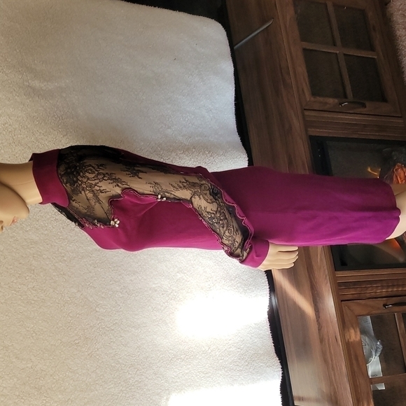 𝅺VENUS Lace Detail Sweater Dress Venus Lace Detail Sweater Dress Venus Lace - Picture 15 of 16